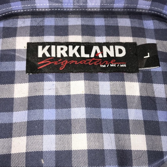 NWT Blue button down dress shirt - Picture 4 of 10